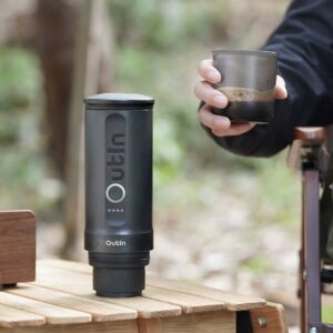 Máy pha Cà Phê Outin Nano Portable Espresso Machine - lifestyle màu đen