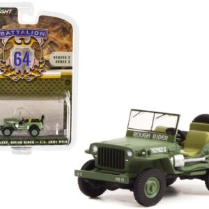 Greenlight 1/64 Theodore Roosevelt Jr’s 1942 Willys MB Jeep
