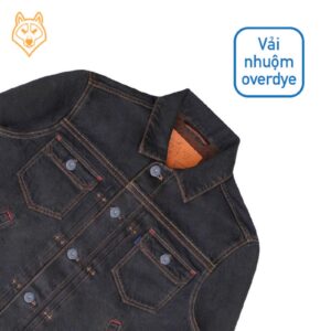 Áo khoác 13.5oz Dark Brown Type 2 / Overdye Selvedge Denim - Regular Jacket