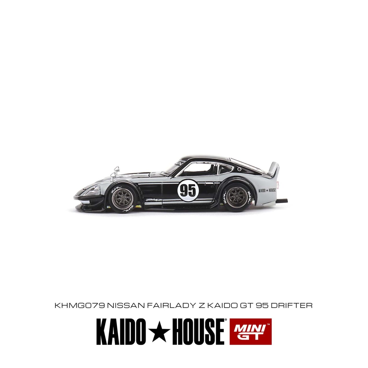 Mini GT 1:64 Nissan Fairlady Z Kaido GT ADVAN – Edizione Limitata Nera #172