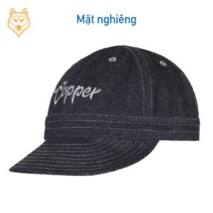 Copper Denim Pumpkin Hat - Black