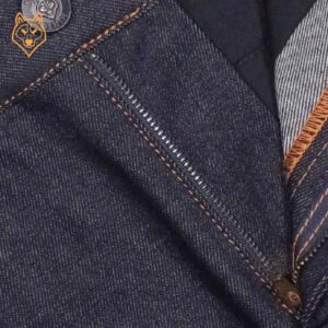 14.5oz Dark Blue Raw Selvedge Denim / Relax Cargo Pants