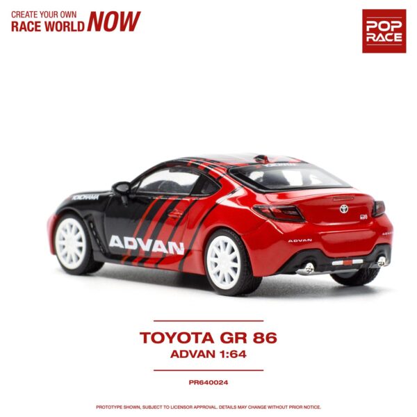Pop Race Toyota GR86 Advan
