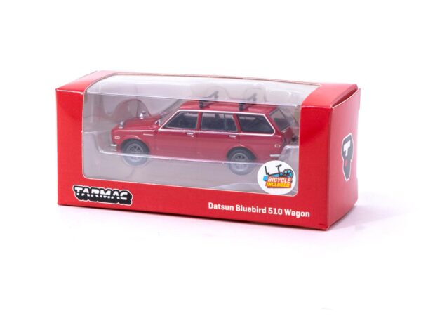 Tarmac Works 1:64 Datsun Bluebird 510 Wagon Red - GLOBAL64