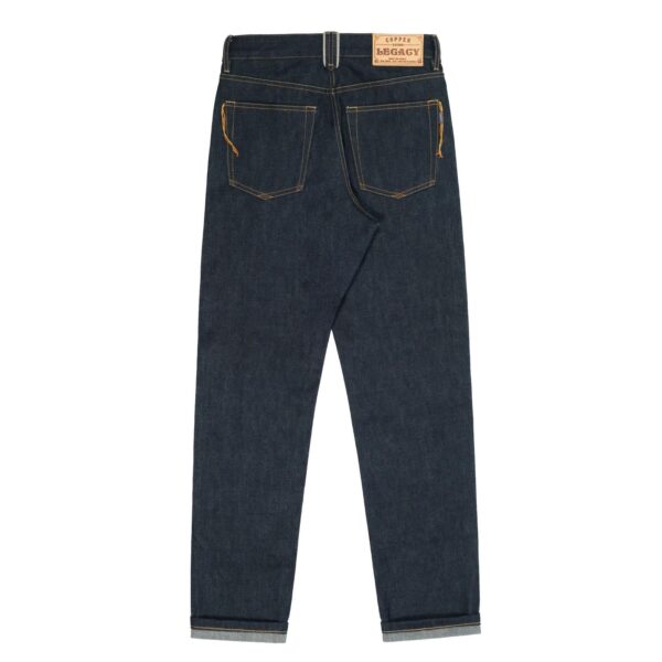 Copper denim KURABO 19oz Prime Blue Raw Selvedge Denim : OG Slim Pants