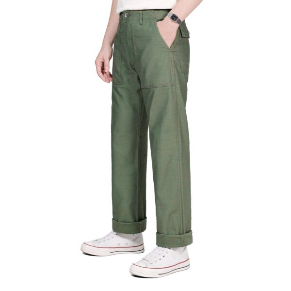 Quan-Copper-Denim-Military-Cactus-Straight-Pants