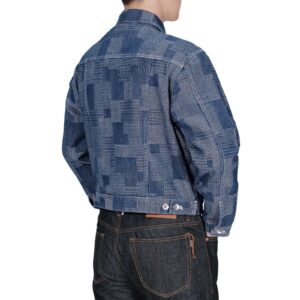 copper-denim-11oz Sashiko Type 3 Rinsewash Denim : Regular Jacket