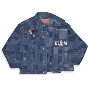 copper-denim-11oz Sashiko Type 3 Rinsewash Denim : Regular Jacket