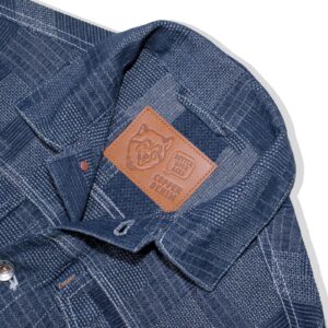 copper-denim-11oz Sashiko Type 3 Rinsewash Denim : Regular Jacket