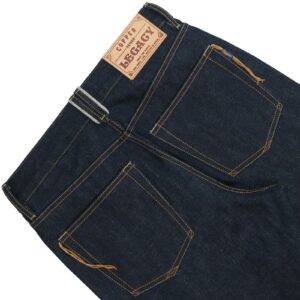 copper-denim-KURABO 19oz Prime Blue Raw Selvedge Denim : Straight Pants