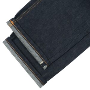 copper-denim-KURABO 19oz Prime Blue Raw Selvedge Denim : Straight Pants