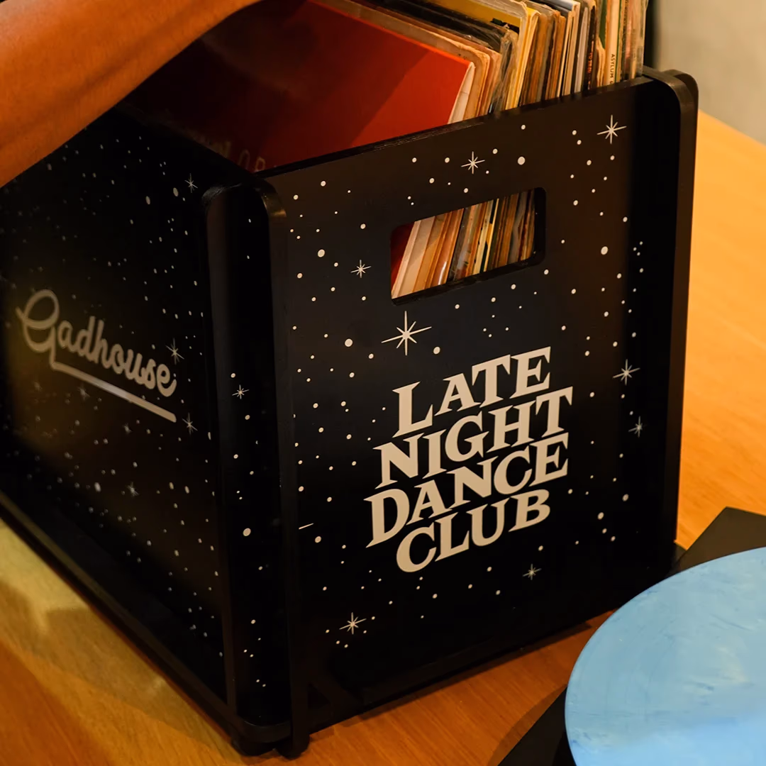 Hộp Đựng Đĩa Than Gadhouse x LNDC Vinyl Crate