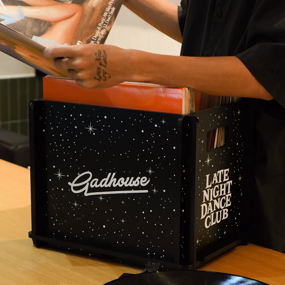 Hộp Đựng Đĩa Than Gadhouse x LNDC Vinyl Crate