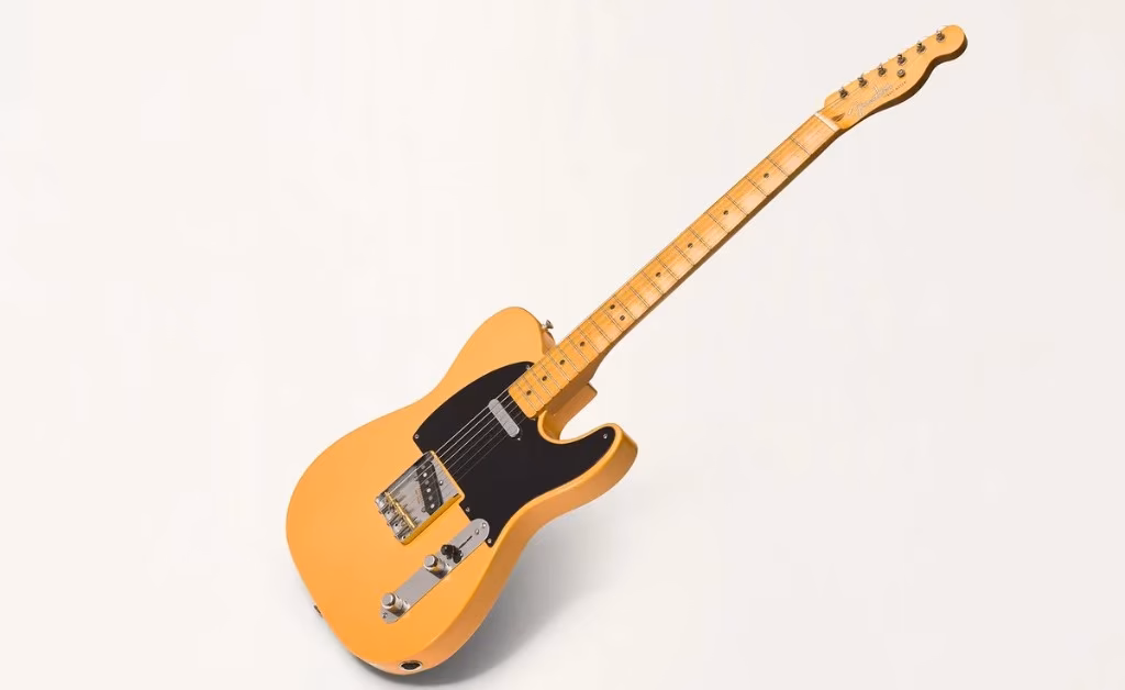 Fender Telecaster phong cách 1951 Butterscotch Blonde, pickguard đen