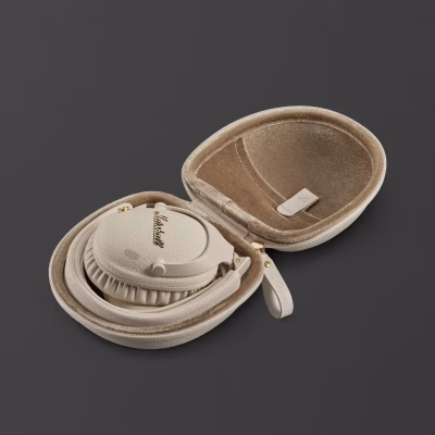 Marshall Monitor III A.N.C. Cream close-up earcup