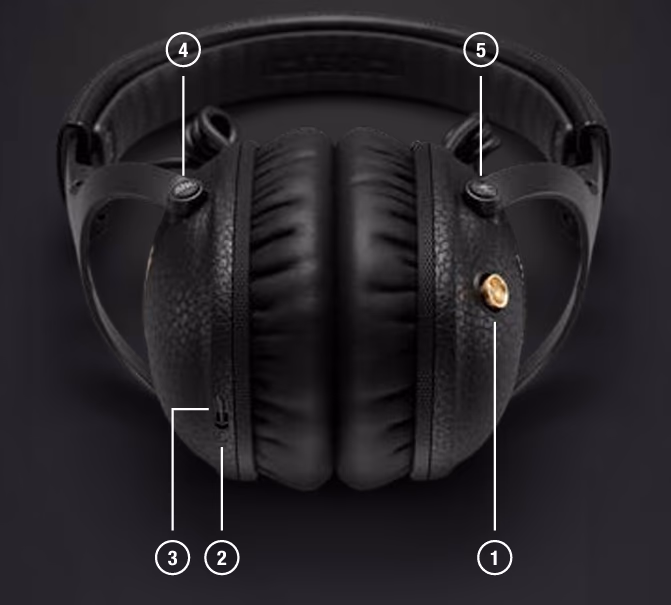 Marshall Monitor III ANC so do nut va cong