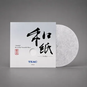 Bao bì TEAC TA-TS30UN Reversible Turntable Sheet Washi Un-Ryū và tấm lót trắng rút ra