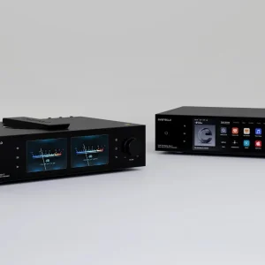 Cặp Eversolo DMP-A8 Master Edition Gen 2 với màn VU meter và giao diện streaming Tidal Qobuz Spotify