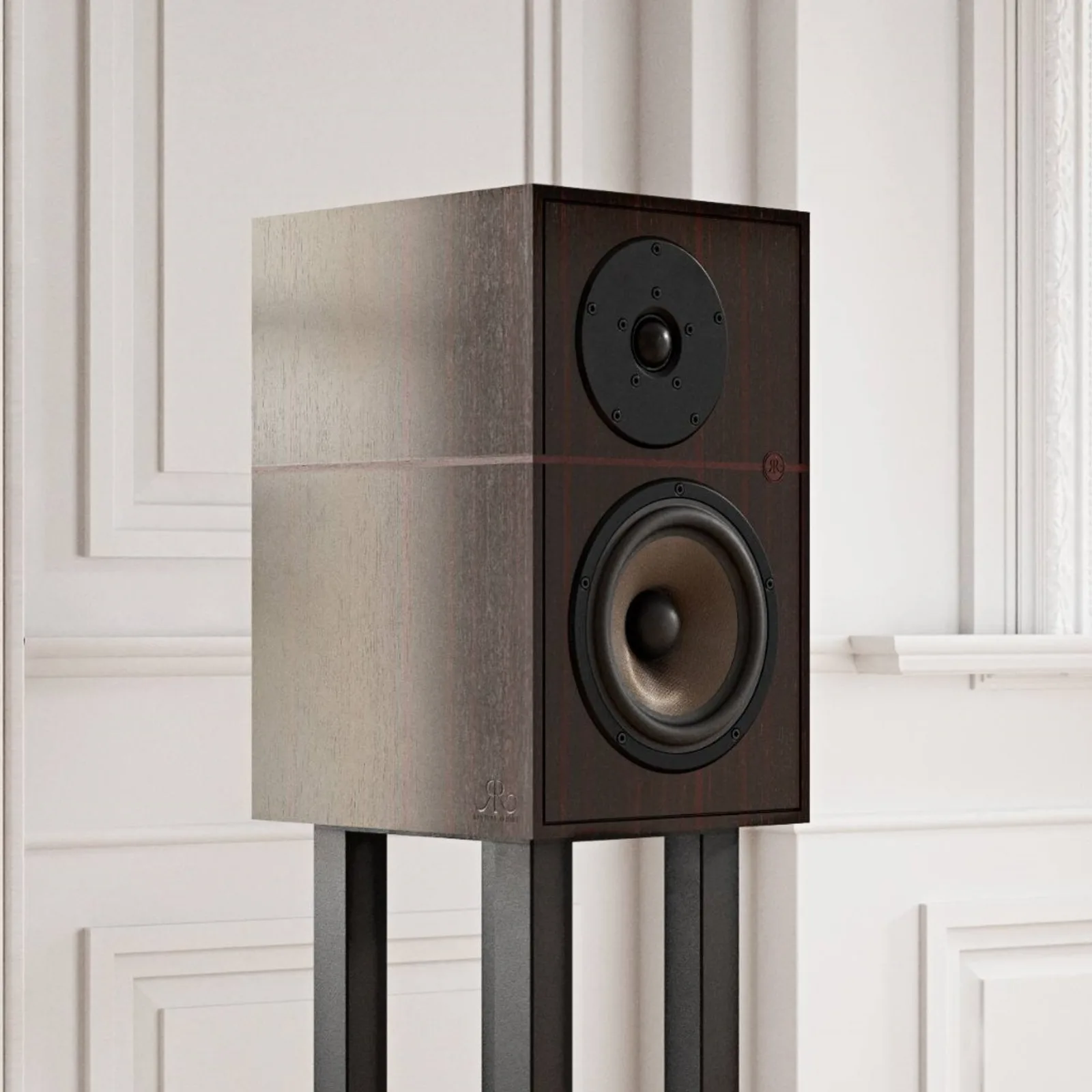 Loa bookshelf Revival Audio ATALANTE 3 màu Ebony, driver hai đường tiếng trên chân loa