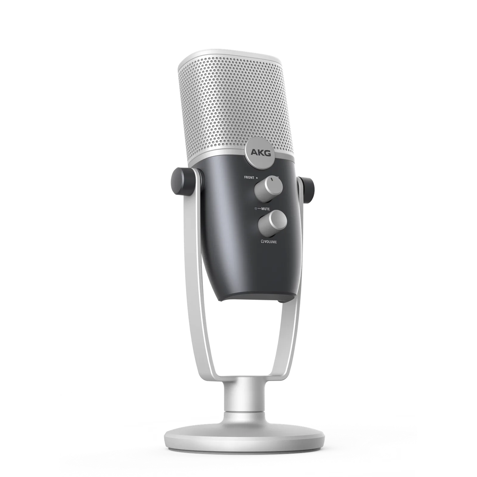 Micro USB AKG Ara màu xanh góc nghiêng trên nền trắng