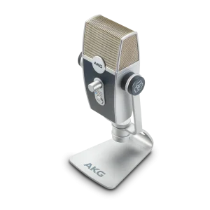 Micro USB AKG Lyra góc nghiêng phía trước trên nền trắng