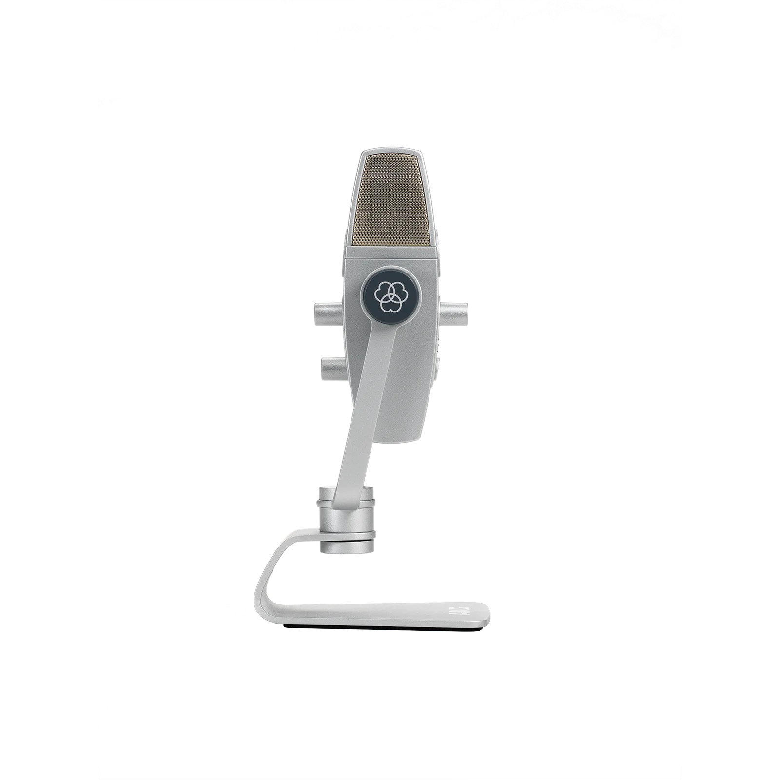 AKG Lyra góc cạnh bên, chân đế và bảng điều khiển