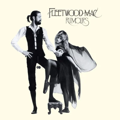 Bìa album Fleetwood Mac Rumours 1977: Stevie Nicks và Mick Fleetwood