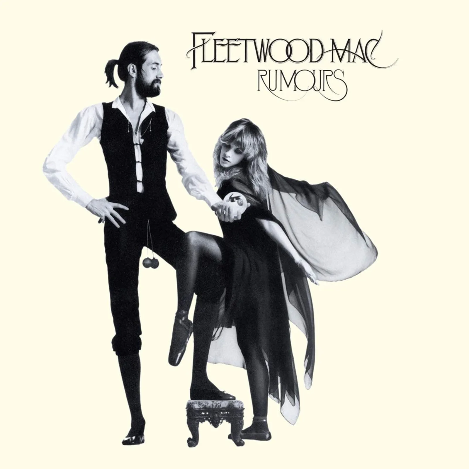 Bìa album Fleetwood Mac Rumours 1977: Stevie Nicks và Mick Fleetwood