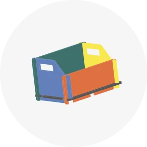 Minh họa hộp đựng đĩa than Gadhouse Cr(e)ate Storage phối nhiều màu Lo-Fi Blue Submarine Yellow Midori Green Rose Rouge