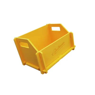 Hộp đựng đĩa than Gadhouse Cr(e)ate Storage màu Submarine Yellow trên nền trắng