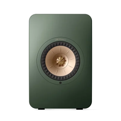 Mặt trước cặp loa KEF LS50 Wireless II Moss Green