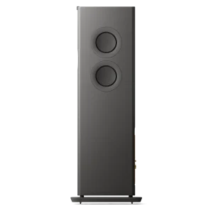 Mặt bên loa KEF LS60 Wireless Carbon Black với hai woofer side-firing