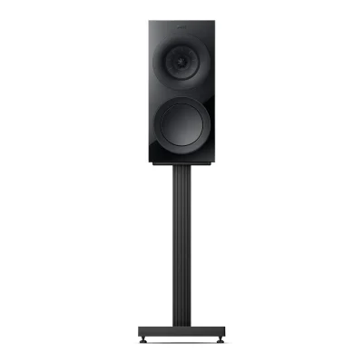 KEF R3 Meta Black Gloss nhìn thẳng mặt trước