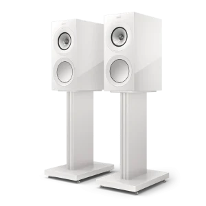 KEF R3 Meta White Gloss với lưới loa