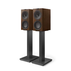 KEF SQ1 Floor Stand Slate Grey mặt trước nghiêng