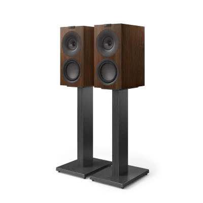 KEF SQ1 Floor Stand Slate Grey mặt trước nghiêng