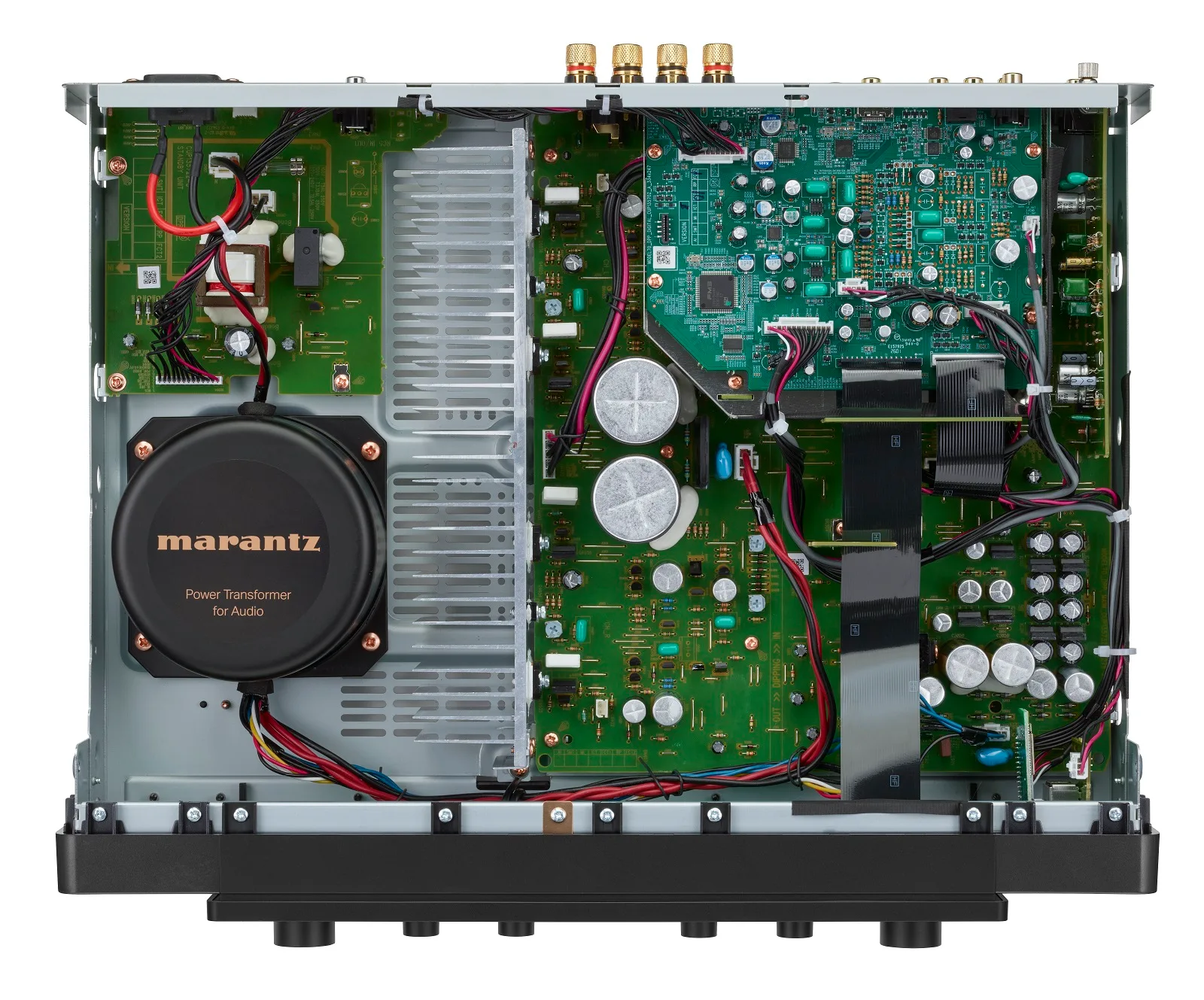 Nội thất Marantz Model 70: biến áp toroidal và bố trí mạch Class AB