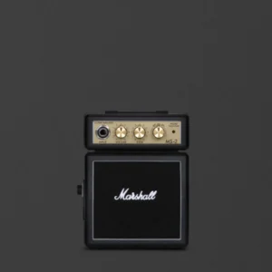 Marshall MS-2 Micro Amp Black mặt trước mini stack