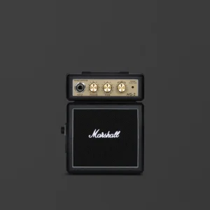 Marshall MS-2 Micro Amp Black mini stack mặt trước