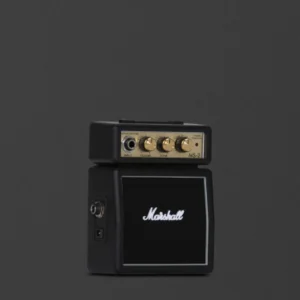 Marshall MS-2 Black góc nghiêng và belt clip