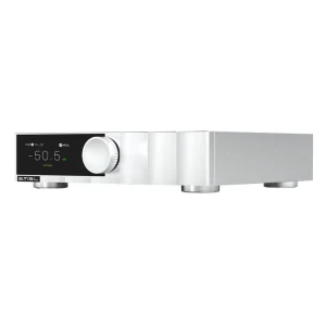 SMSL D200 DAC góc nghiêng, màn hình USB MQA -50.5 dB, núm điều khiển bạc