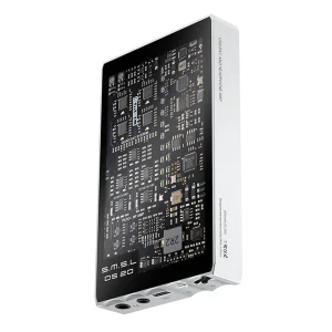 SMSL DS20 USB DAC và headphone amp, mặt trên trong suốt lộ mạch Quad DAC và PLFC+ HP AMP