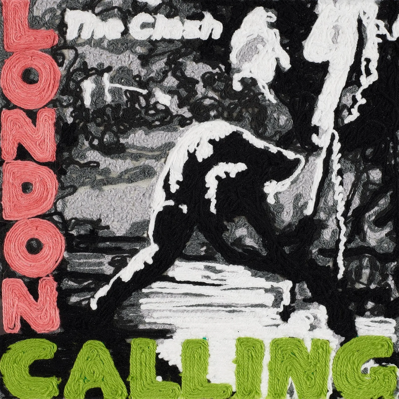 Bìa album The Clash London Calling: Paul Simonon đập bass trên sân khấu