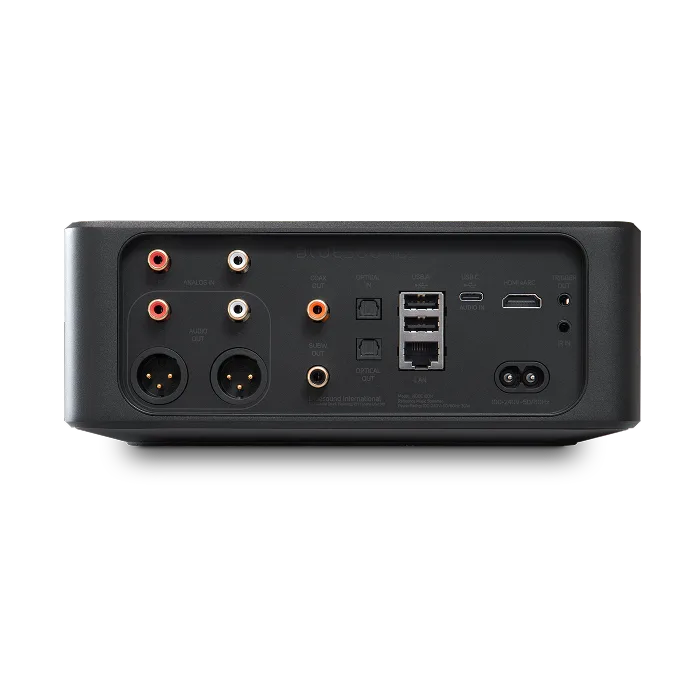 Bluesound NODE ICON cổng XLR RCA mặt sau