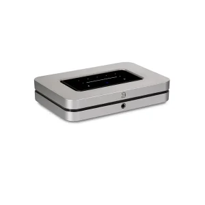 Bluesound NODE X silver góc nghiêng