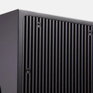 Chi tiết panel tản nhiệt gân dọc Cambridge Audio L/R M Black