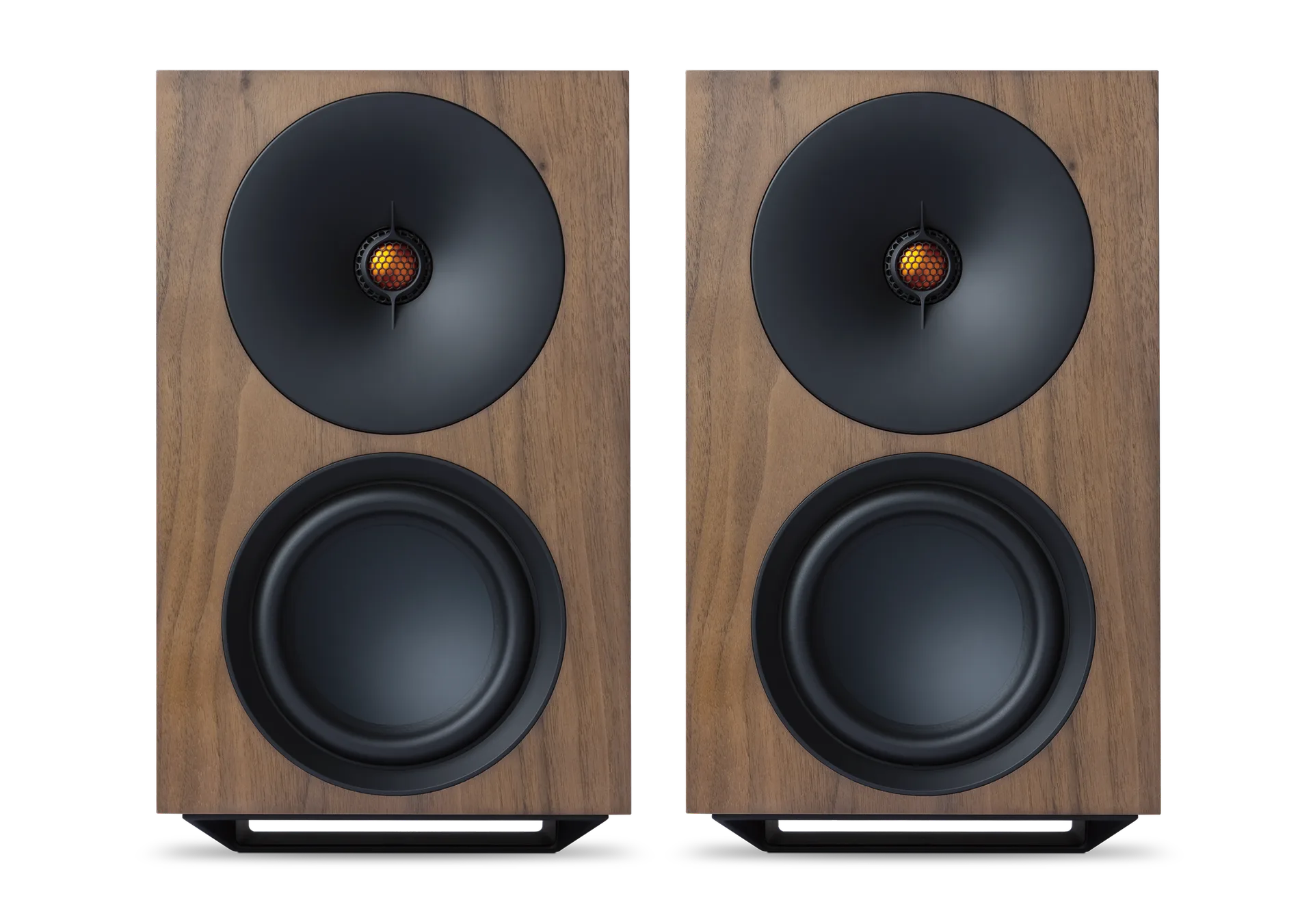 Cặp loa active Cambridge Audio L/R X màu Walnut