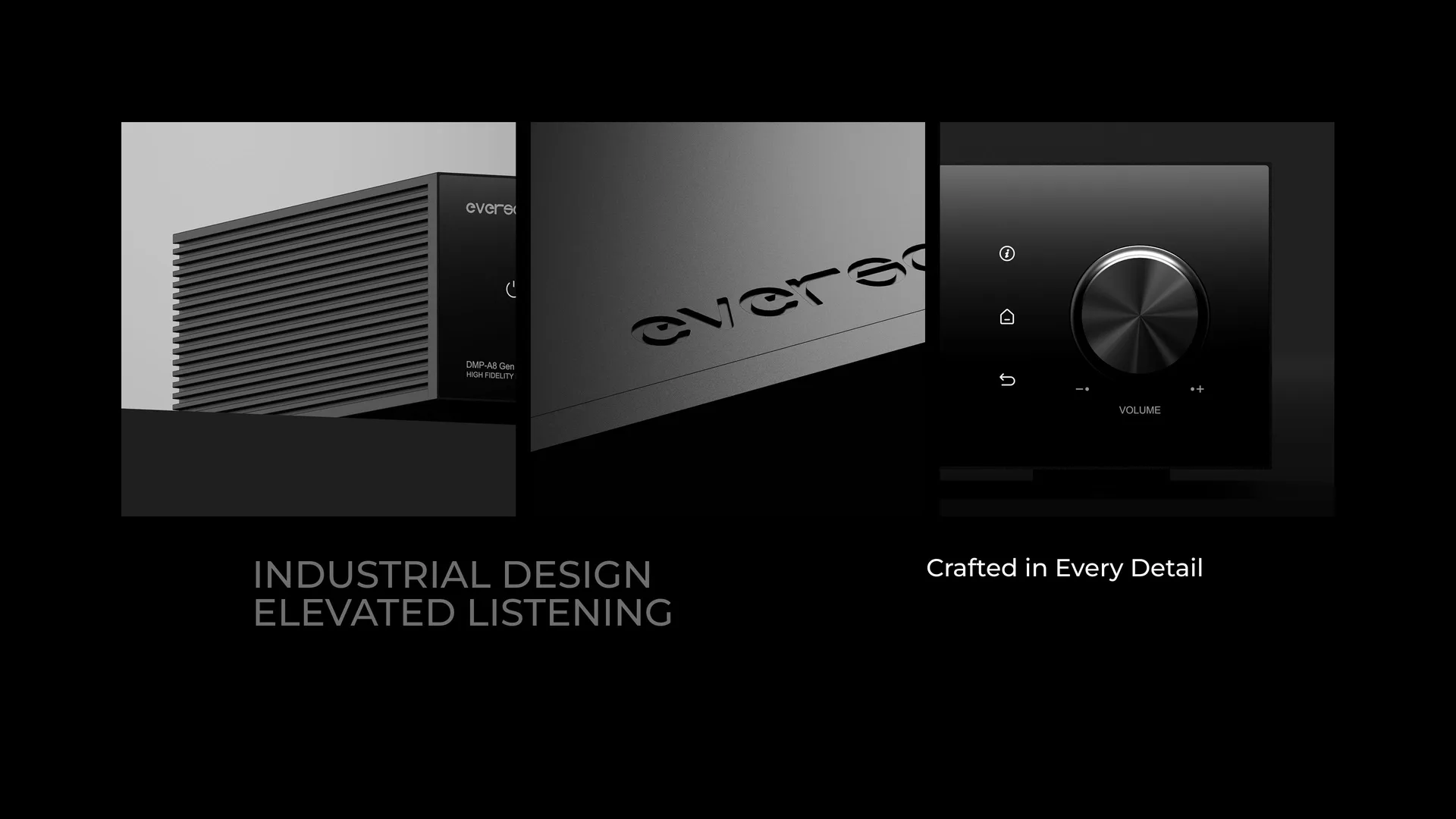 Eversolo DMP-A8 Gen 2 trong phòng khách hi-fi hiện đại