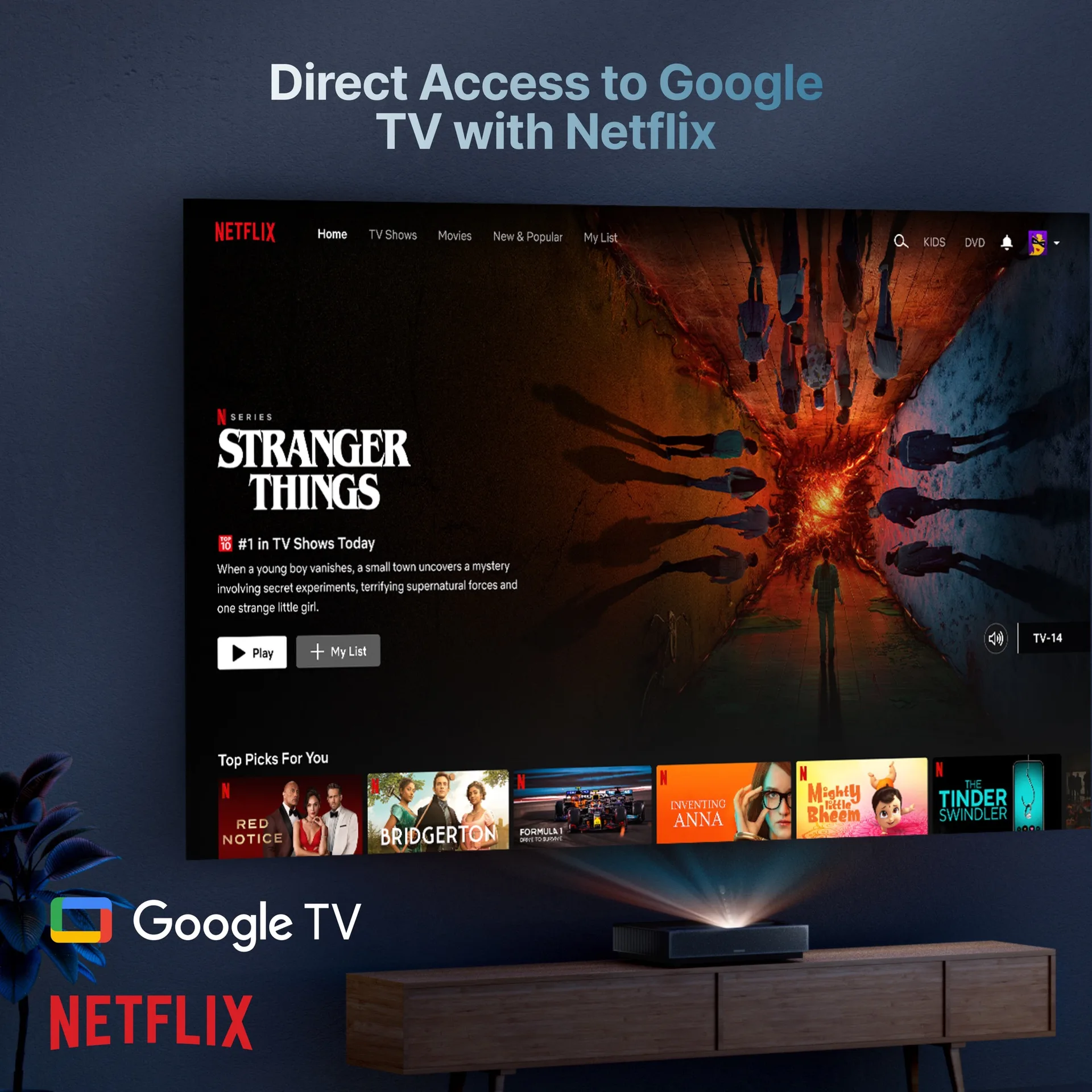 Formovie Cinema Edge góc nghiêng laser TV Google TV