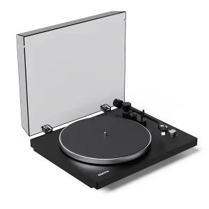 Mâm đĩa than Kanto OBI3 G2 màu Black, platter nhôm và nắp mica